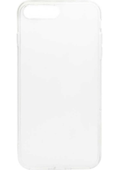 Apple Uyumlu iPhone 7 Plus Kılıf Zore Şeffaf Ince Ve Esnek Süper Silikon Renksiz