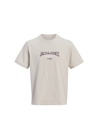 Jack & Jones Erkek Gögüs Baskili Regular Fit Bisiklet Yaka Tisört - Trace - 12308030 Dove