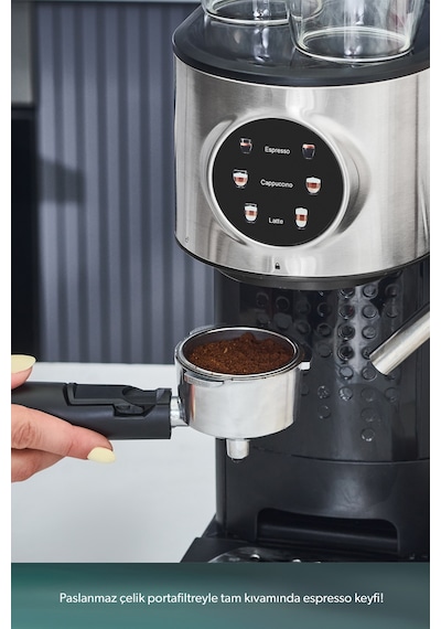 Homend Coffeebreak 5015H Süt Köpürtücülü Otomatik Espresso Makinesi