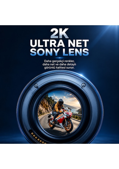 Maxto M3s 2k Hd 1440p Kameralı Motosiklet Kask İnterkom Bluetooth 5.0 Wifi 1000 Metre Intercom Fm Radyo Ip67