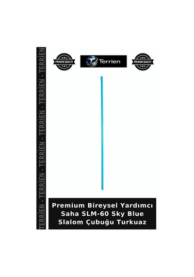 Özel Üretim Yardımcı Egzersiz Çeviklik Slm-60 Sky Blue Slalom Çubuğu Turkuaz