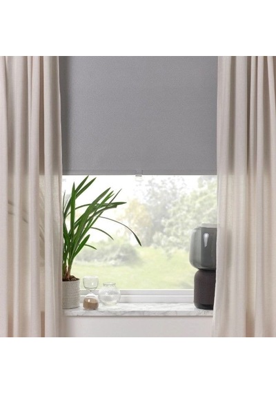 Ikea Fönsterblad Stor Perde 100 X 155 Cm Gri