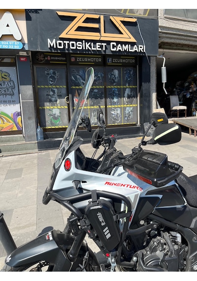 24 - 26 Honda Nx500 Uzun Ön Cam Şeffaf 58cm 4mm Zeus
