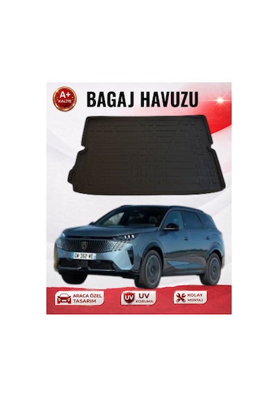 Peugeot 5008 2024 Sonrası 3d Bagaj Havuzu Premıum A+