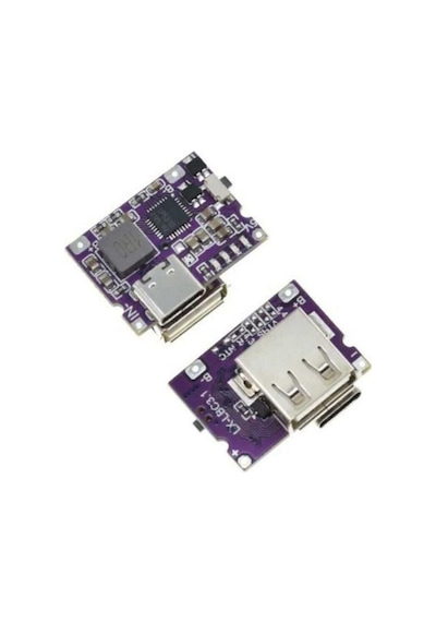 Type-C Li-ion 18650 Pil Şarj Devresi - USB Çıkışlı Powerbank Modülü