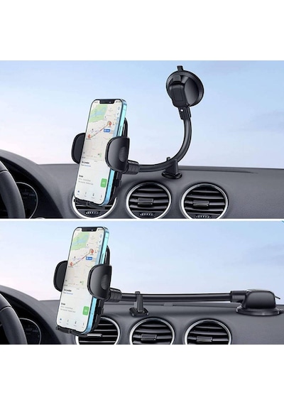 Ayarlanabilir Vakum Kilitli Cam Ve Torpidoya Takılabilen Telefon Tutucu 5570 Diğer