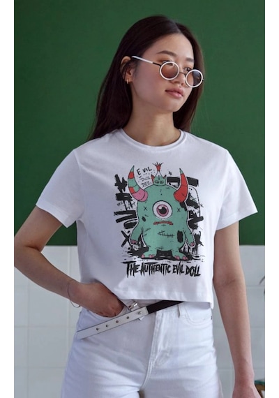 Freedom Storee Unisex Oversize 24/1 Penye Dtf Baskılı Tişört - Dtf165 Çok Renkli
