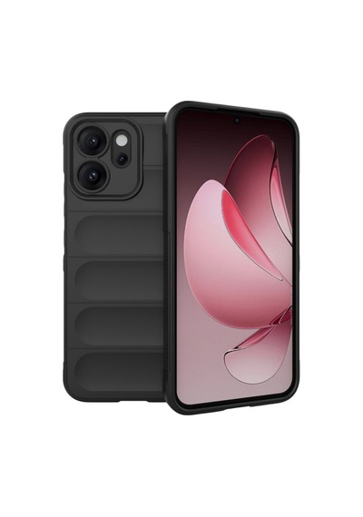 Oppo Reno 14f Uyumlu Optimum Silikon - Siyah