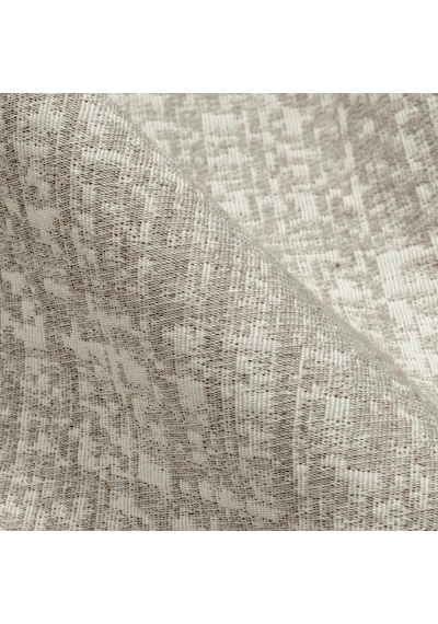 Purecot Premium Pamuklu Püsküllü Koltuk Örtüsü 180x300 Large Çift Taraflı Terletmez Kaymaz Açıkkahve Kahverengi