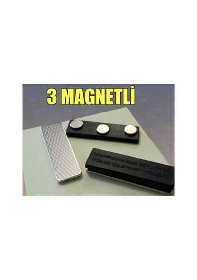 Dünya Magnet 10 Adet Mıknatıslı Yakalık Isimlik, Neodyum Mıknatıslı Rozet Yakalık Tutucu Aparat