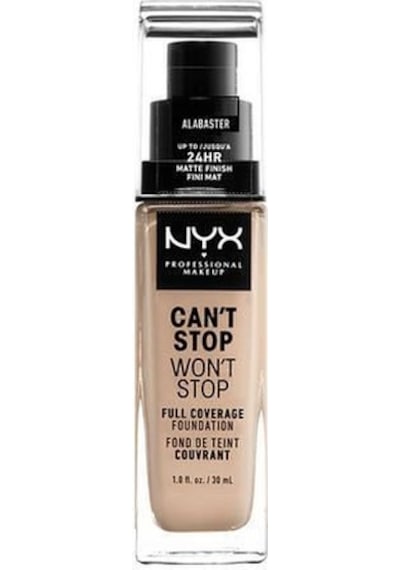 NYX Professional Makeup Can't Stop Won't Stop Full Coverage Foundation 02 Alabaster