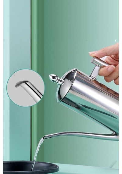 Komple 304 Çelik 500 Ml Yağdanlık Sosluk Sirkelik Cin595