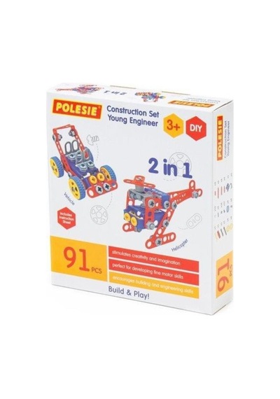 Polesie Tasarım Parçası Mucit 91 Parça 2in1 1108 72986