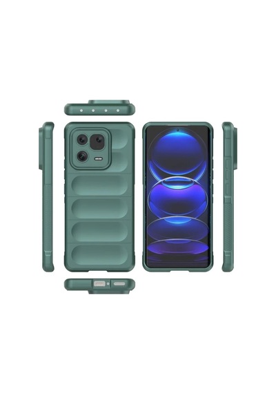 Xiaomi 13 Pro Uyumlu Silikon Kılıf - Kamera Korumalı Esnek Yeni Nesil Airbag Kapak - Bordo