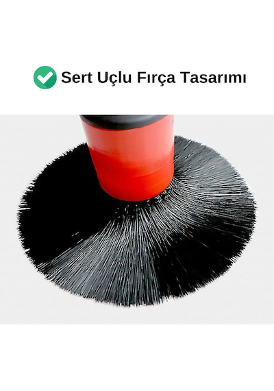 5'li Oto Temizleme Fırça Seti Araç İçi Detay Temizlik Fırçası Seti Gövde Jant Havalandırma Paneli İçin Uygun Yumuşak Kıllı Farklı Boylarda Çok Amaçlı Oto Temizlik Aparatı