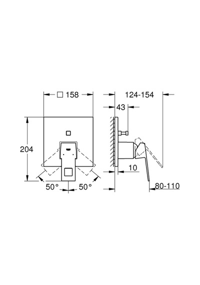 Eurocube Ankastre Banyo/duş Bataryası - 24062al0 Diğer