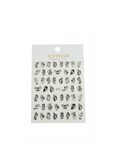 Gül Kız Tattoo Dövme Sticker