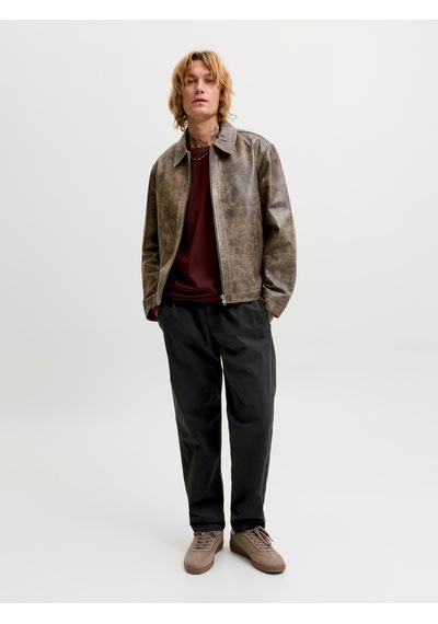 Jack & Jones Jack Jones Erkek Rahat Pantolon 12303011 Siyah