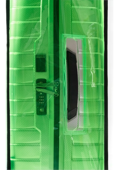 Trink Çanta Şeffaf Valiz Ve Bavul Kılıfı Neon Renk Pvc Neon Yeşil