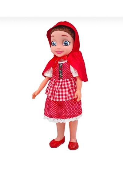 Tesettürlü Bebek Sesli Dua Eden İlahi Okuyan Eğitici Gözleri Hareketli Konuşan Oyuncak Et Bebek 43 Cm Kırmızı