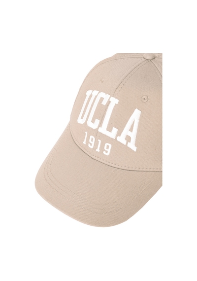 Ucla Ballard Bej Baseball Cap Nakışlı - Unisex Şapka Bej