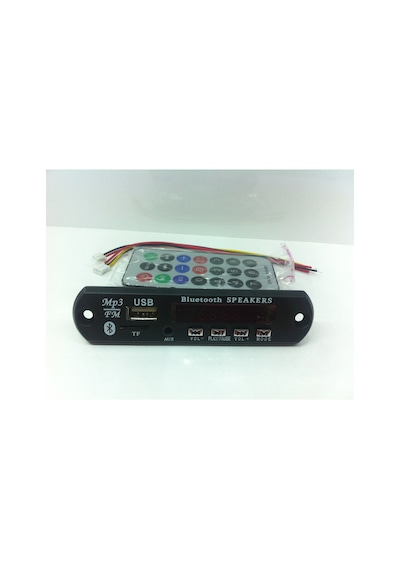 Mikrofonlu Bluetooth Radyo Usb Aux Sd Kart Çalar 12 Volt
