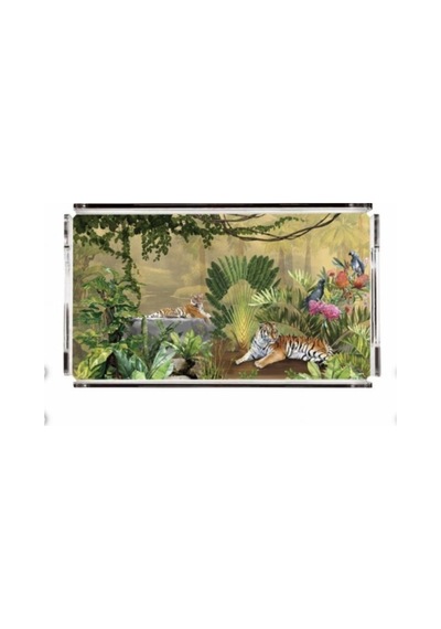 Kaplan Pleksi Tepsi - 40x24 Cm