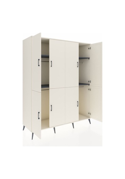 Kronos Gardrop 4 Raflı 8 Kapaklı 4 Askılı 176x59x221 Aytaşı-aytaşı/antrasit Beyaz Kronos Gardrop 4 Raflı 8 Kapaklı 4 Askılı 176x59x221 Aytaşı-aytaşı/antrasit Beyaz
