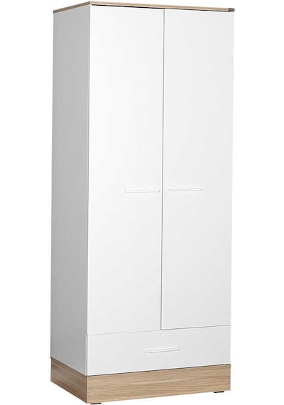 adoremobilya Base Genç Odası 2 Kapılı Tek Çekmeceli Gardırop - Italyan Meşe/Be