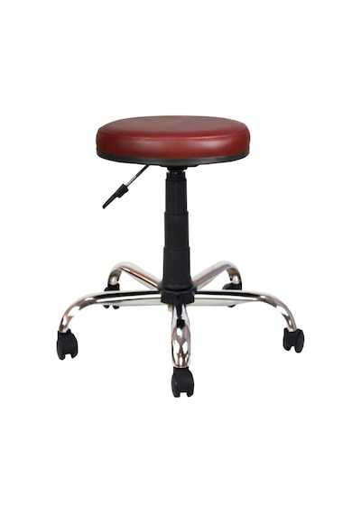 Bürocci Metal Ayaklı Tabure-Bordo-2999D0102
