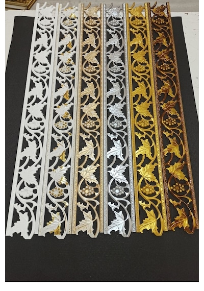Bronz Duvar Ve Tavan Bordürü 10 Cm Eninde 100cm Uzunluğunda Dgk-14