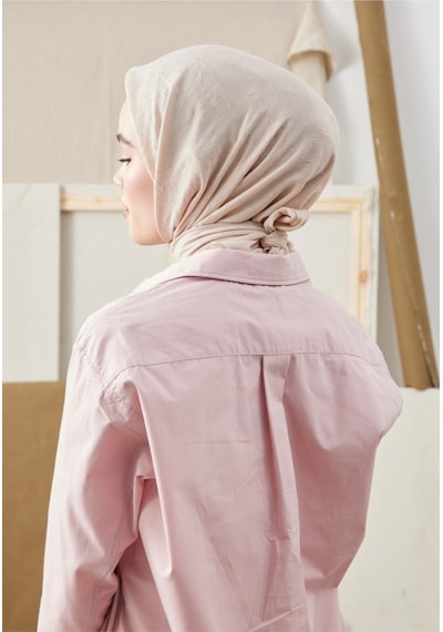 Bambu Kraş Eşarp Tesettür Giyim, Hafif, Rahat, Şık, Yüksek Kalite, Hijab, Scarf, Shawl Bej