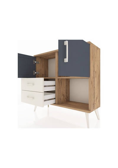Arges Şifonyer 2 Raflı 2 Çekmeceli 2 Kapaklı 88x30x80 Çam-antrasit/aytaşı Antrasit/aytaşı Arges Şifonyer 2 Raflı 2 Çekmeceli 2 Kapaklı 88x30x80 Çam-antrasit/aytaşı Antrasit/aytaşı