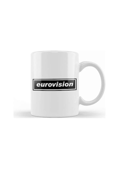 Eurovision Oasis Logo Kupa Bardak Porselen Karışık