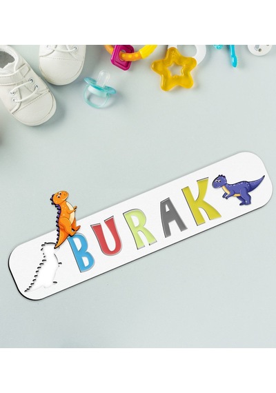 Bk Toys Çocuklara Özel Isimli Ahşap Eğitici Yapboz Puzzle-12