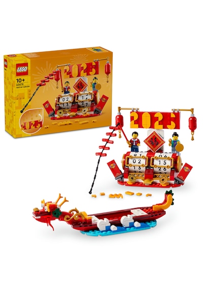 LEGO® Festival Takvimi 40678 – 10 Yaş ve Üzeri Çocuklar için Yeni Ay Yılı Temalı Oyuncak Yapım Seti