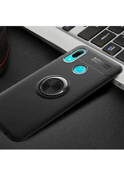 Huawei Y6 2019 Kılıf Zore Ravel Silikon Kapak Siyah