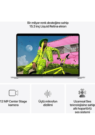 Apple MacBook Air MDVA4TU/A M5 16 GB 1 TB SSD 15" macOS Dizüstü Bilgisayar