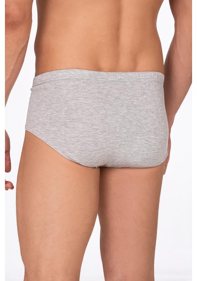 Erkek Süprem Slip Gri Melanj Kompedan K0037-gri Melanj Gri Melanj