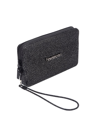 Havaianas Mini Bag Plus Glitter Siyah Plaj Cüzdanı Siyah