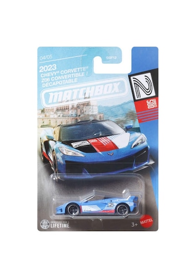 Matchbox Temalı Arabalar 2023 Chevy Corvette Z06 Decapotable Jjr5 Çok Renkli