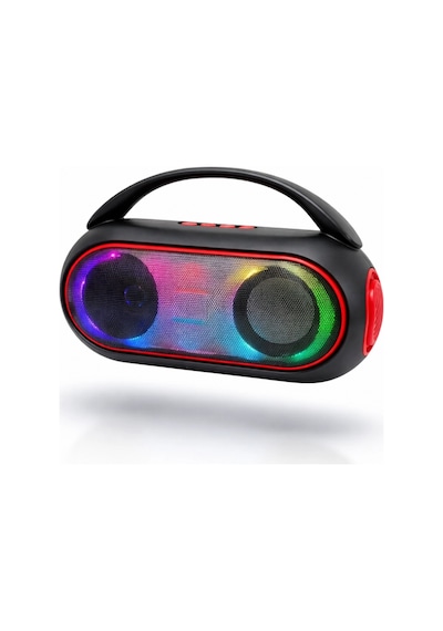 Platoon Pl-4693 Bluetooth Rgb Işıklı Speaker Bt / Usb / Sd Kart Girişli Taşınabilir Hoparlör