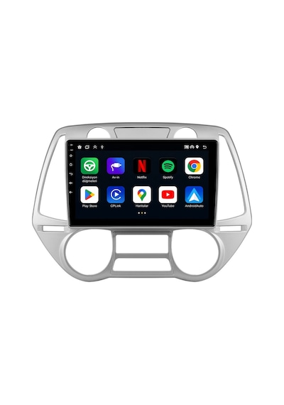 Hyundai İ20 2008-2011 Android Multimedya Carplay Android Auto Navigasyon Kameralı 8gb Ram 64gb 9"