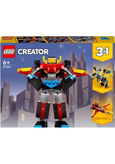 LEGO® Creator 3’ü 1 Arada Süper Robot 31124 6+ Yaratıcı Oyuncak Yapım Seti - 159 Parça