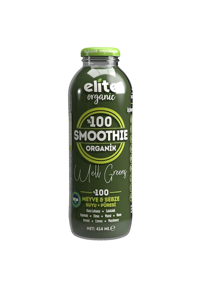 Elite Organic Kara Lahana Salatalık Smoothie 414 ML