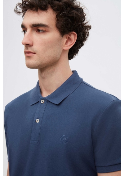 D's Damat Ds Damat Regular Fit İndigo Pike Dokulu %100 Pamuk Kıvrılmaz Polo Yaka Nakışlı T-Shirt 4HC14ORT51000 İndigo D's Damat Ds Damat Regular Fit İndigo Pike Dokulu %100 Pamuk Kıvrılmaz Polo Yaka Nakışlı T-Shirt 4HC14ORT51000 İndigo