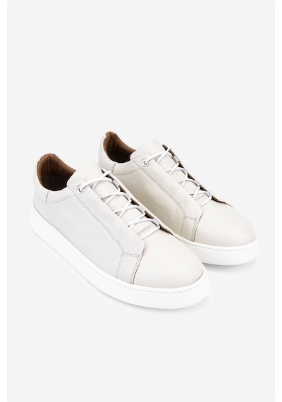 Valmenti Erkek Hakiki Deri Kırık Beyaz Sneakers & Spor Ayakkabı 04 4444 Erk Ayk Y26 Off Whıte Fltr