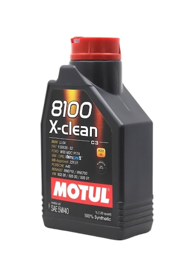 Motul 8100 X-Clean C3 5W-40 Tam Sentetik Motor Yağı 2 x 1 L