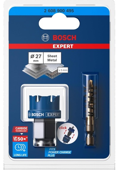 X Expert Sheet Metal Delik Testeresi Power Sistemleri Için Paslanmaz Çelik Saclar Çelik Saclar Ø 27 Mm Profesyonel A