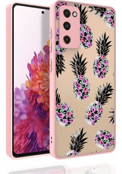 Galaxy S20 Fe Kılıf Desenli Kamera Korumalı Parlak Zore Nora Kapak NO1